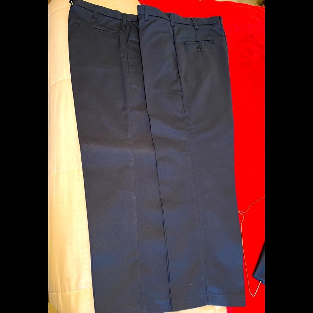 Aramark Blue Work Slacks/Pants 34/30 NWOT - Dockers Style - BUY 1 GET 1 FREE!!!
